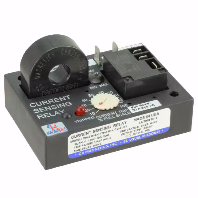 CR4395-EH-120-330-X-CD-ELR-I CR Magnetics Inc. Moniteur - Sortie relais
